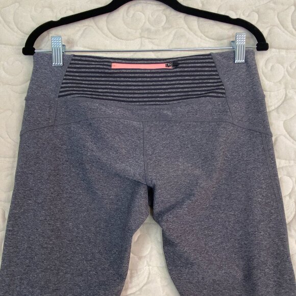 MPG Yoga Capris Leggings with Zipper Pocket Gray Size Medium - Picture 4 of 12